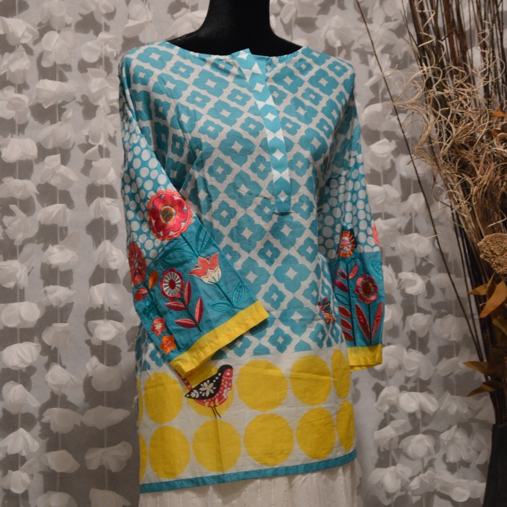 New Khaadi Embroidered top